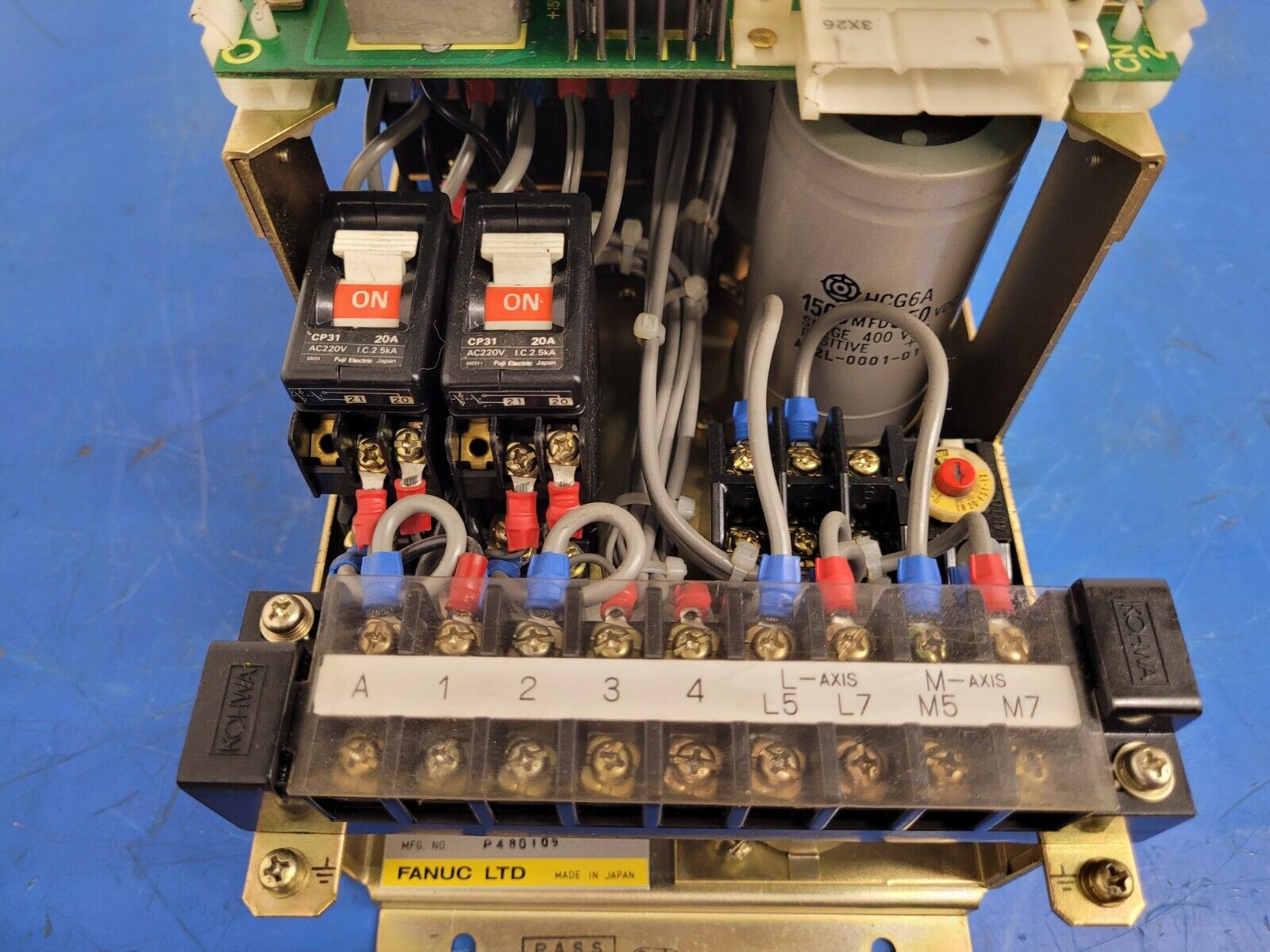 Fanuc A06B-6047-H208 Velocity Servo Control CNC Drive P480109 Working Pull