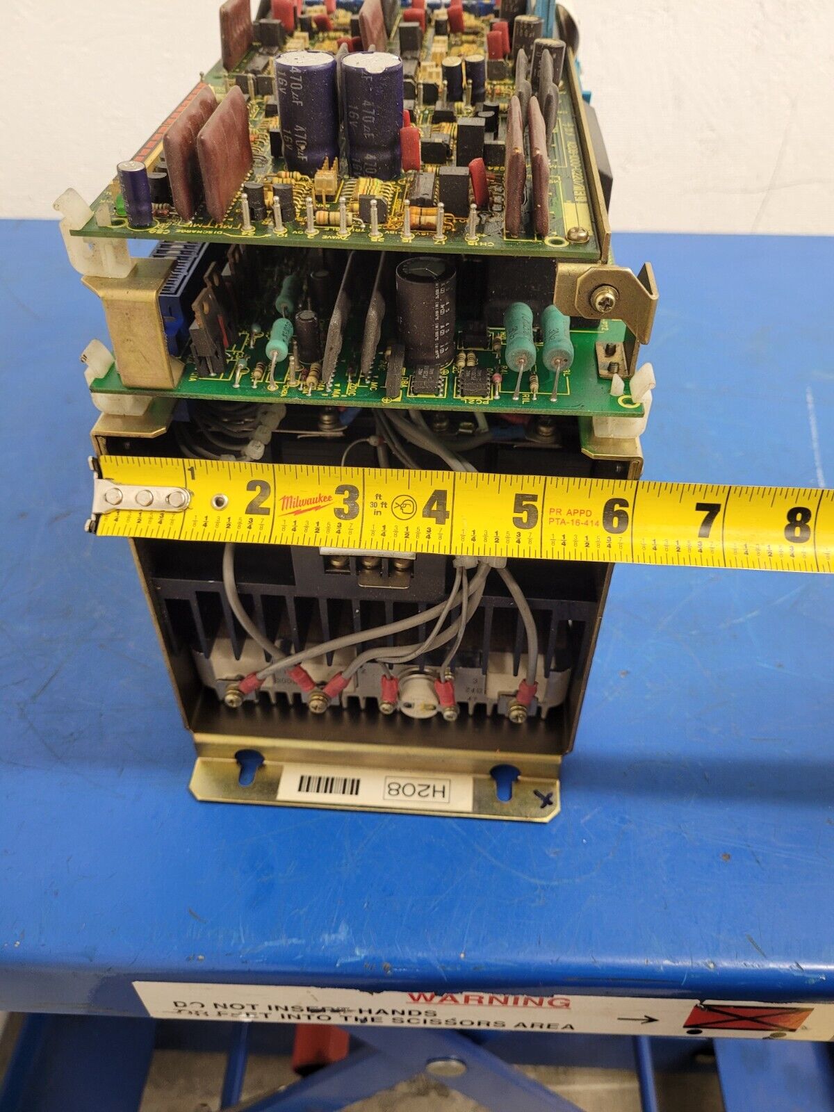 Fanuc A06B-6047-H208 Velocity Servo Control CNC Drive P480109 Working Pull
