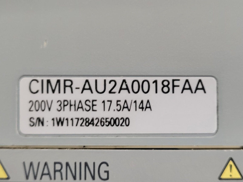Yaskawa CIMR-AU2A0018FAA AC VFD Motor Drive A1000 Series 200V 3Ph 17.5A