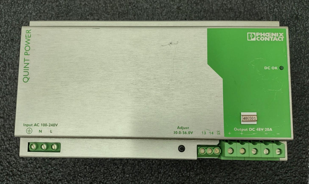 Phoenix Contact Quint-PS-100-240AC/48DC/20 Power Supply In: 110/240V Out: 48VDC