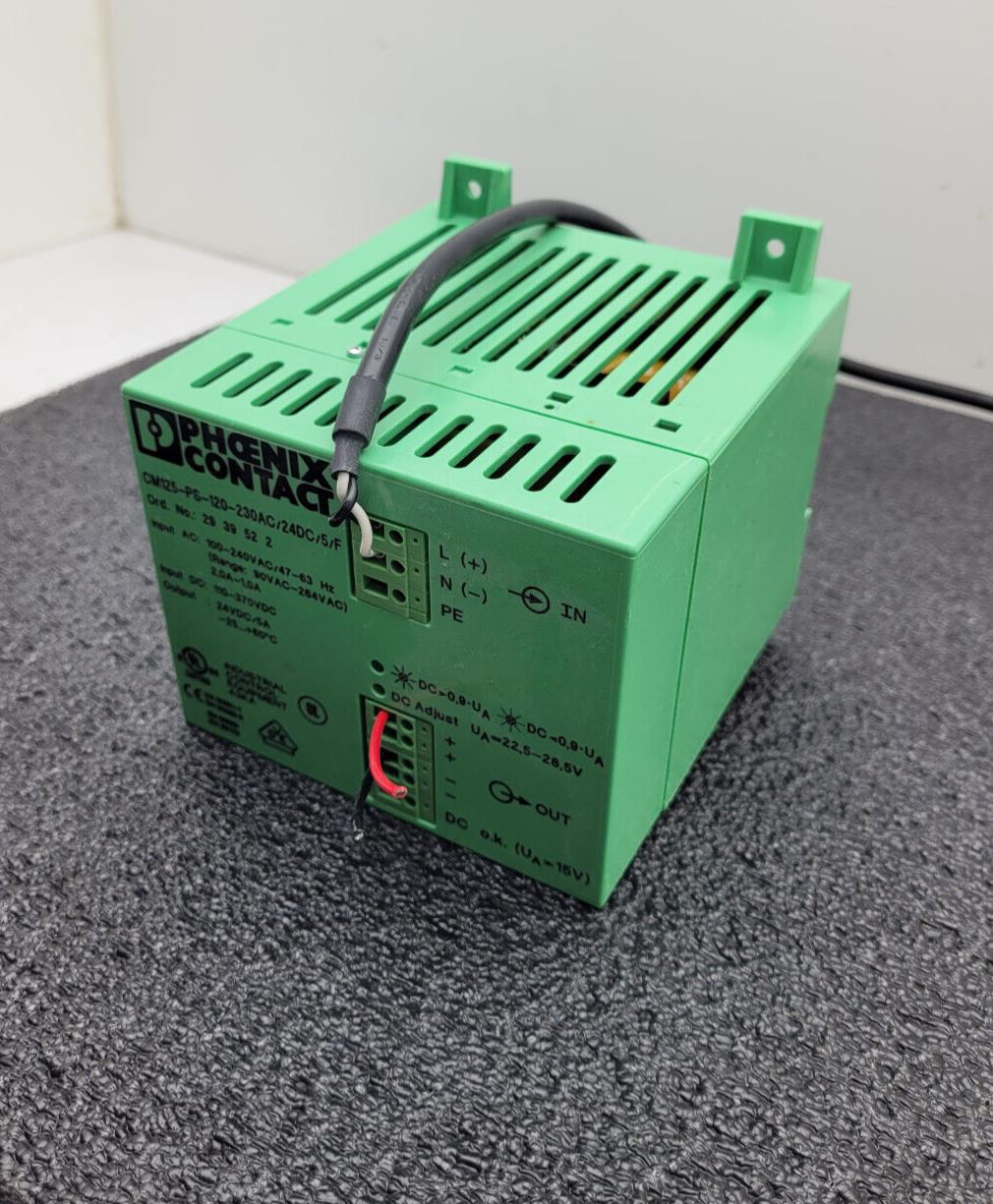 Phoenix Contact CM125-PS-120-230AC/24DC/5/F Power Supply 2939522 24VDC 5A