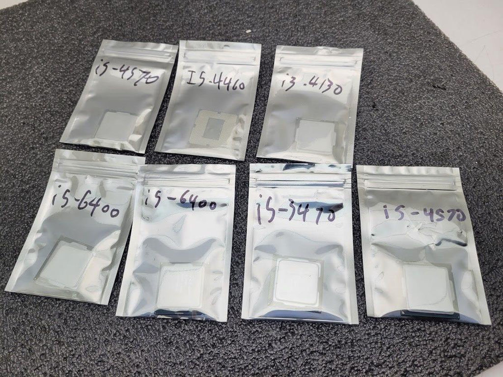 Lot of 7 Intel Core i5 i3 Processors LGA1151 6400 4570 4460 4130 3470