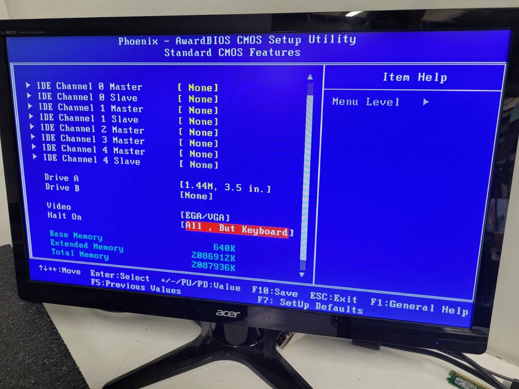 Advantech PCA-6194 Rev. A1 19A2619400 Industrial Single Board Computer SBC ISA C