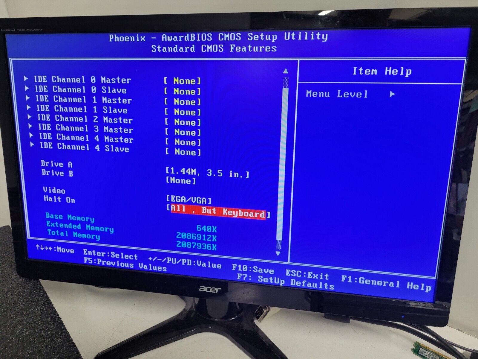 Advantech PCA-6194 Rev. A1 19A2619400 Industrial Single Board Computer SBC ISA C