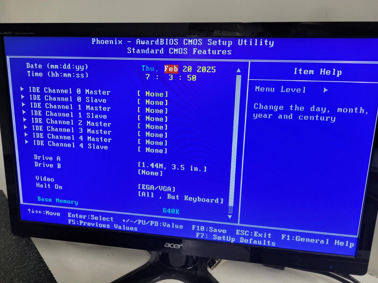 Advantech PCA-6194 Rev. A1 19A2619400 Industrial Single Board Computer SBC ISA C