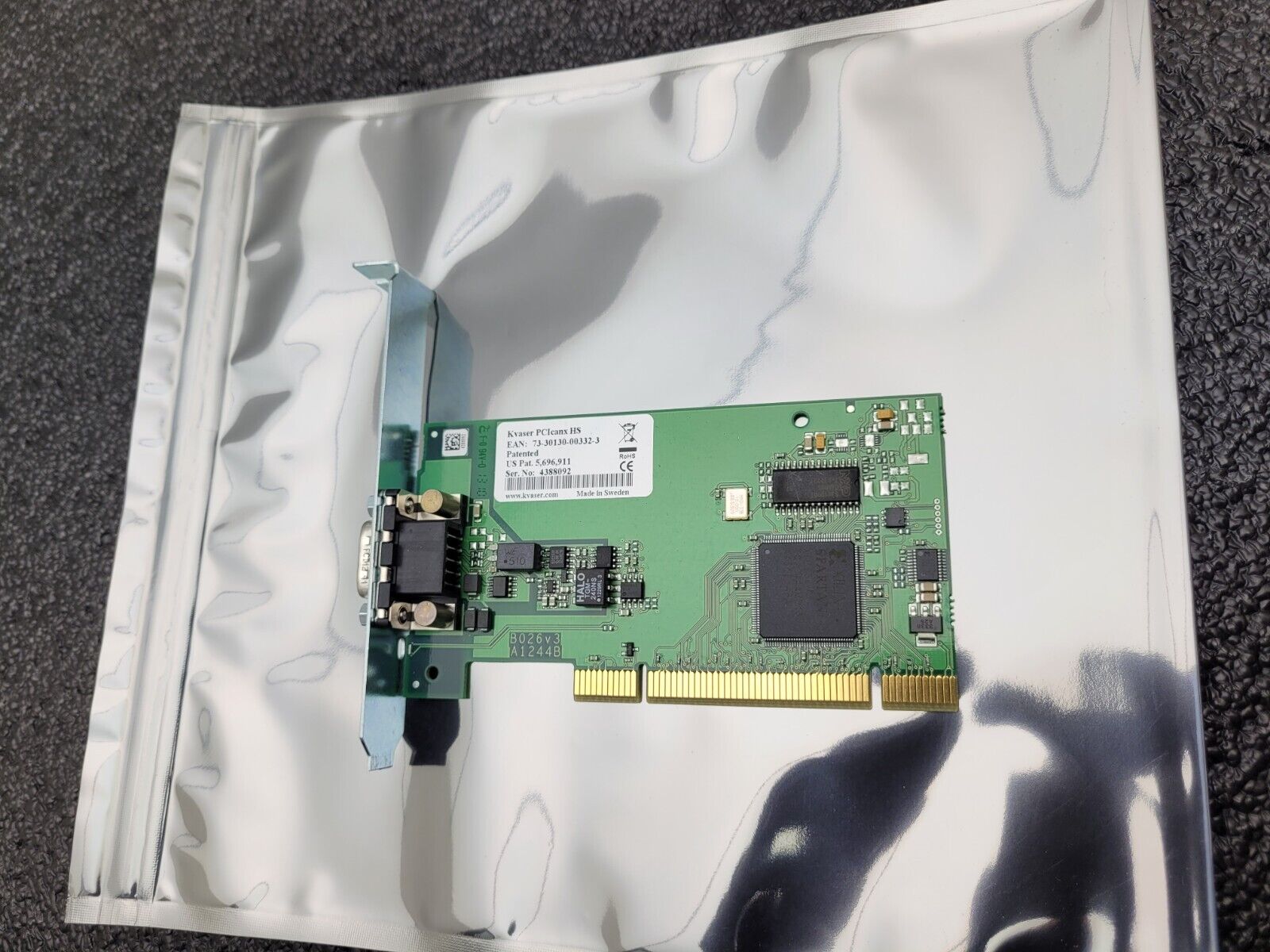 KVASER PCIcanX Canbus HS/HS Dual Port 73-30130-00332-3 CAN BUS