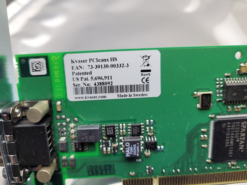 KVASER PCIcanX Canbus HS/HS Dual Port 73-30130-00332-3 CAN BUS