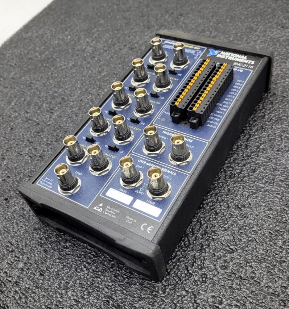 National Instruments BNC-2110 Data Acquisition Breakout Box PN:185124D-01
