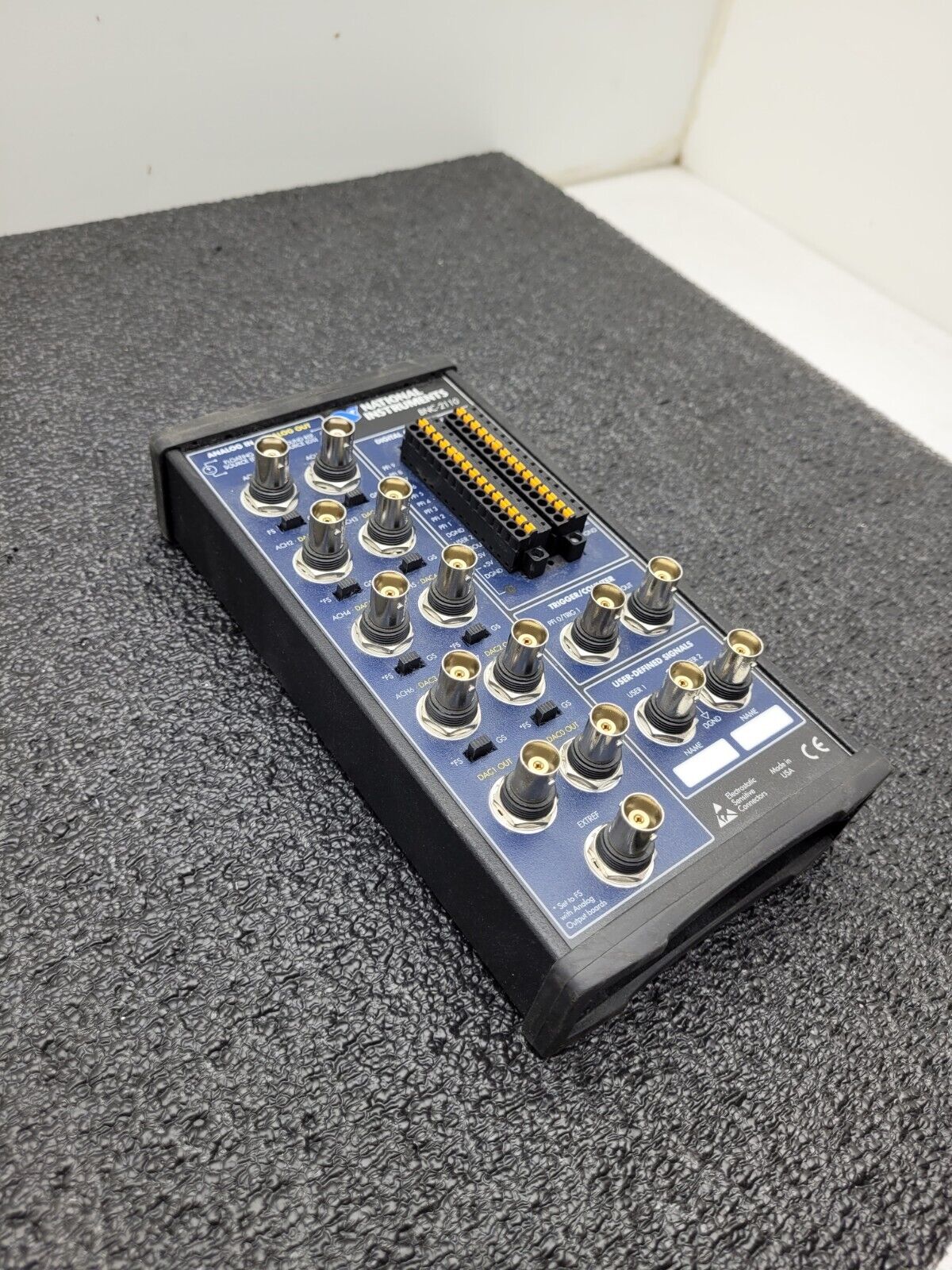 National Instruments BNC-2110 Data Acquisition Breakout Box PN:185124D-01