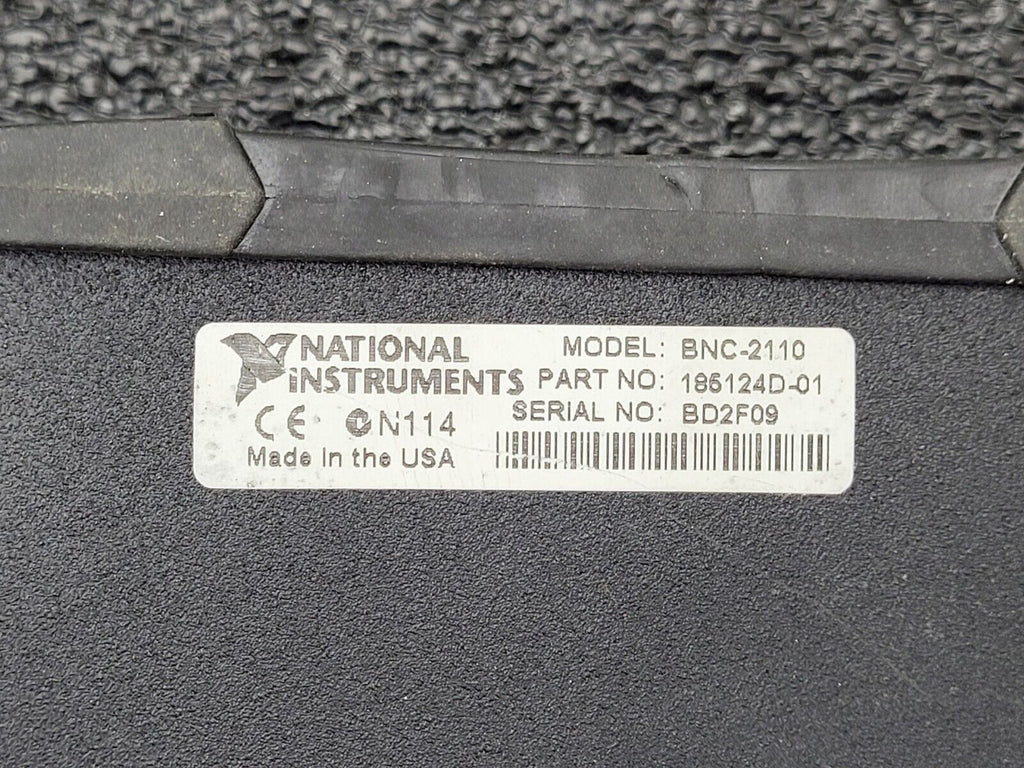 National Instruments BNC-2110 Data Acquisition Breakout Box PN:185124D-01