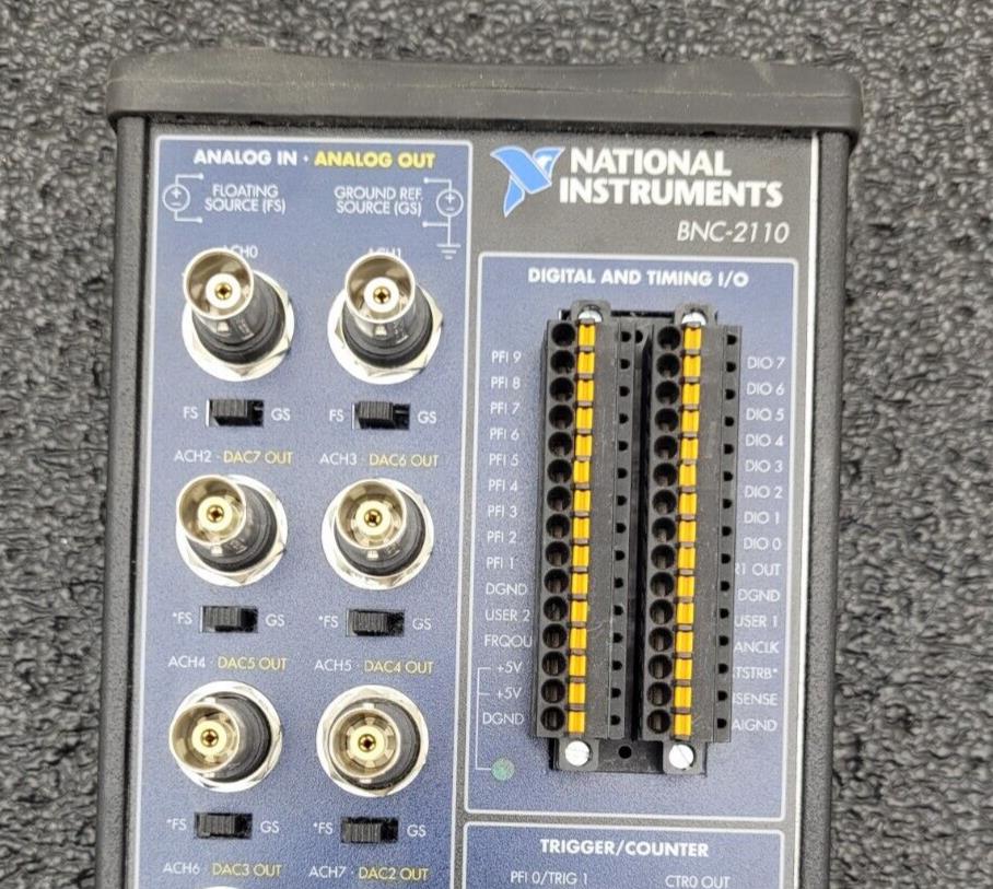 National Instruments BNC-2110 Data Acquisition Breakout Box PN:185124D-01