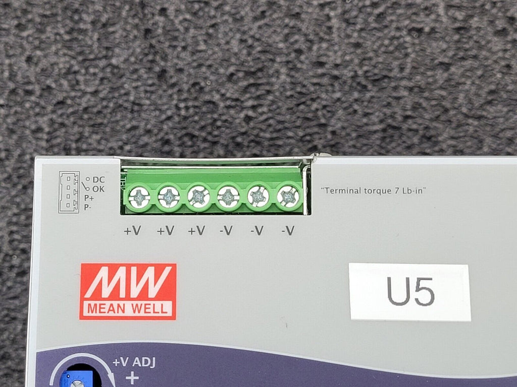 MEAN WELL TDR-960-48  Industrial Din Rail 3PH to 48VDC Power Supply 960W