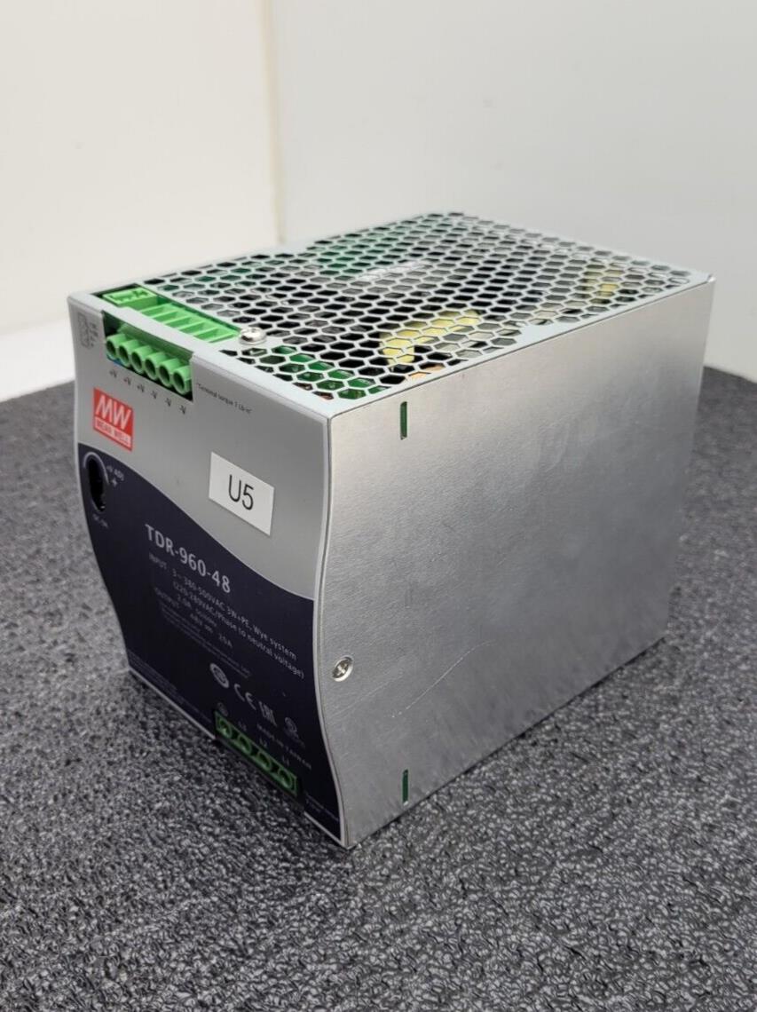 MEAN WELL TDR-960-48  Industrial Din Rail 3PH to 48VDC Power Supply 960W
