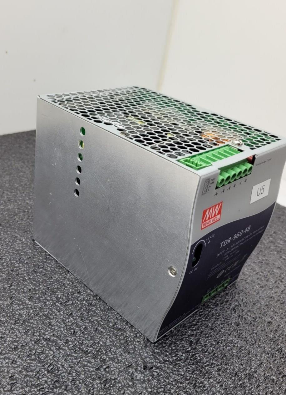 MEAN WELL TDR-960-48  Industrial Din Rail 3PH to 48VDC Power Supply 960W