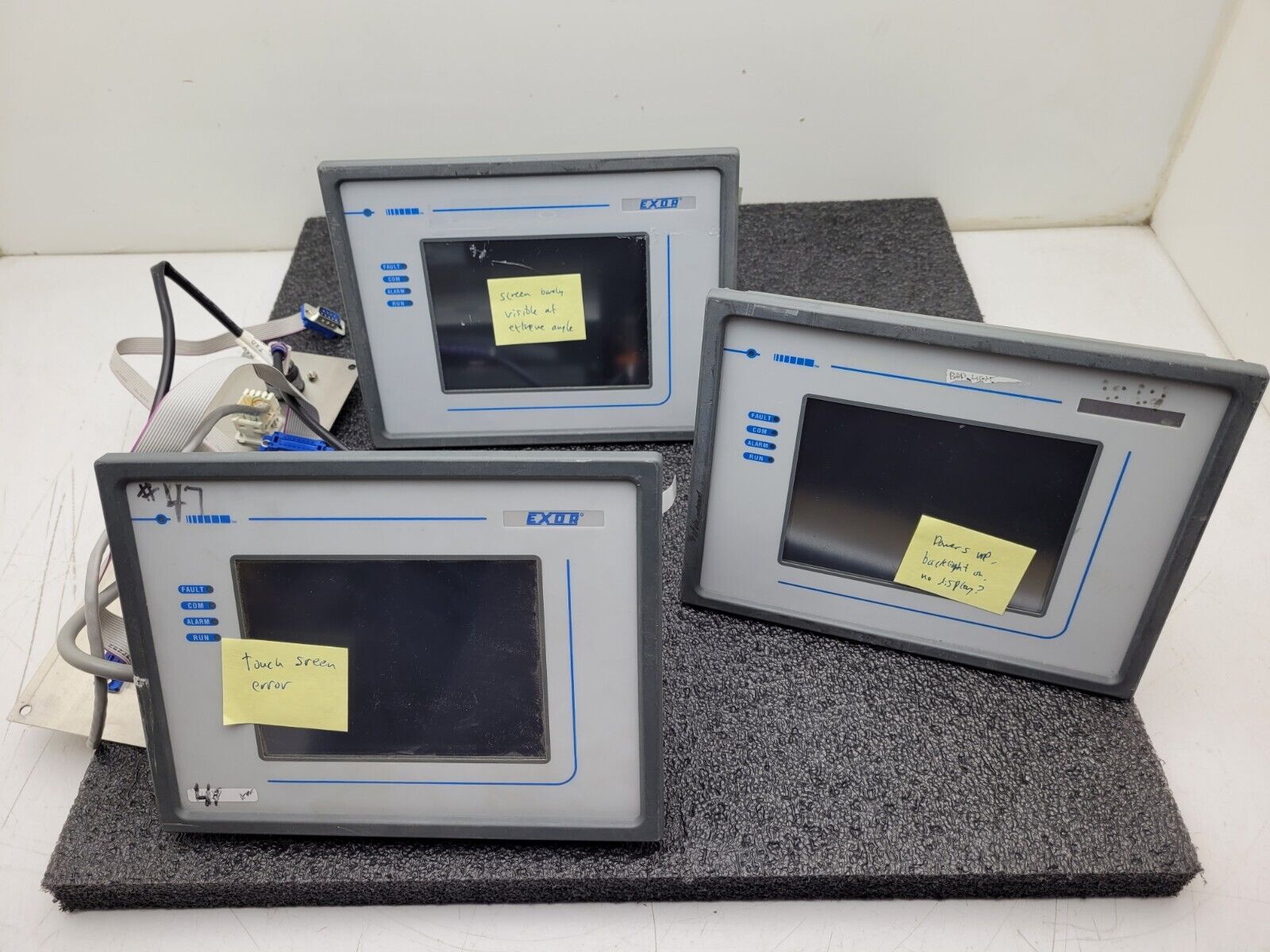 Lot of 3 UNIOP ECT-16-0045 Touch screen With Issues/Problems
