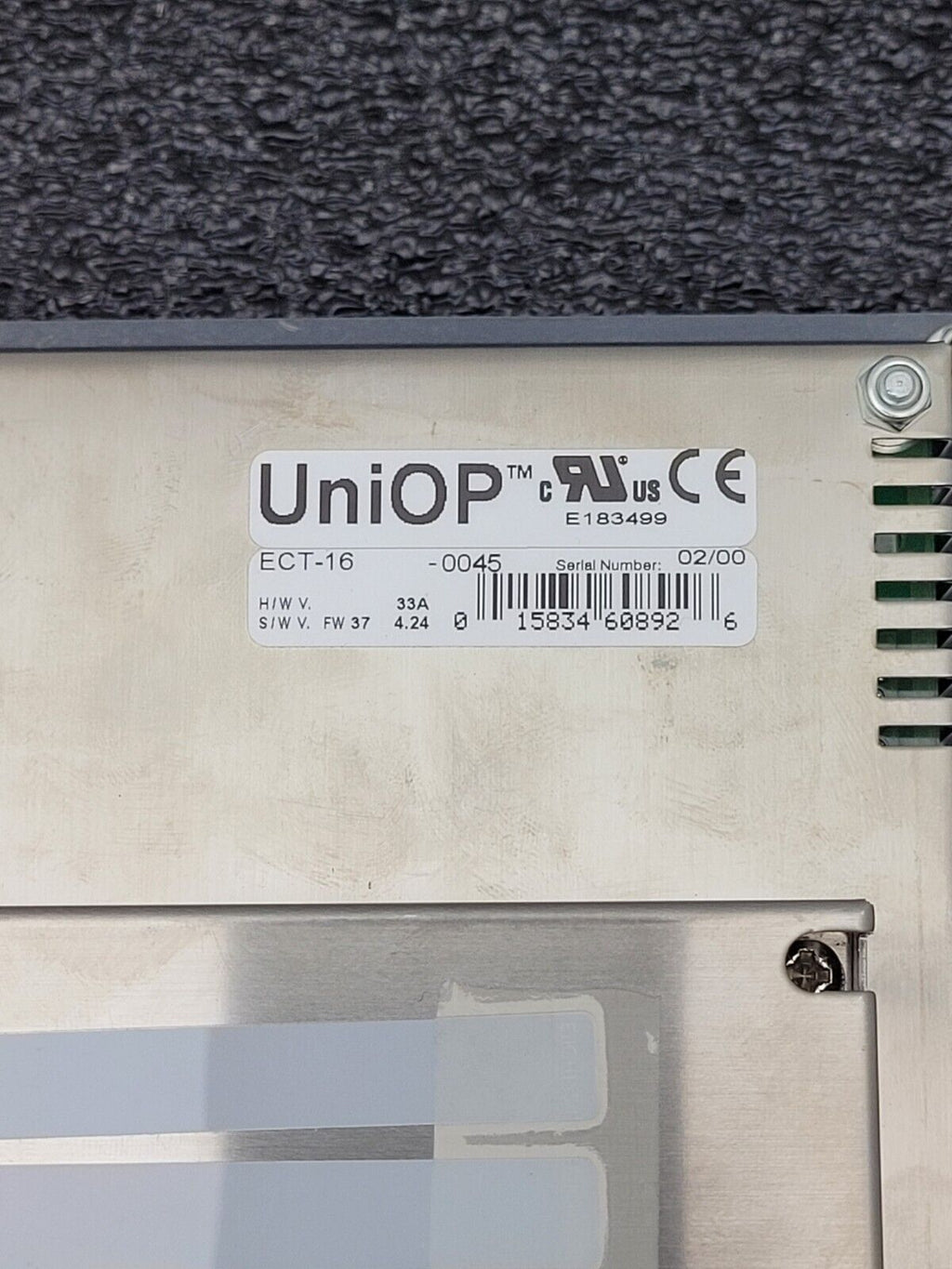 Lot of 3 UNIOP ECT-16-0045 Touch screen With Issues/Problems