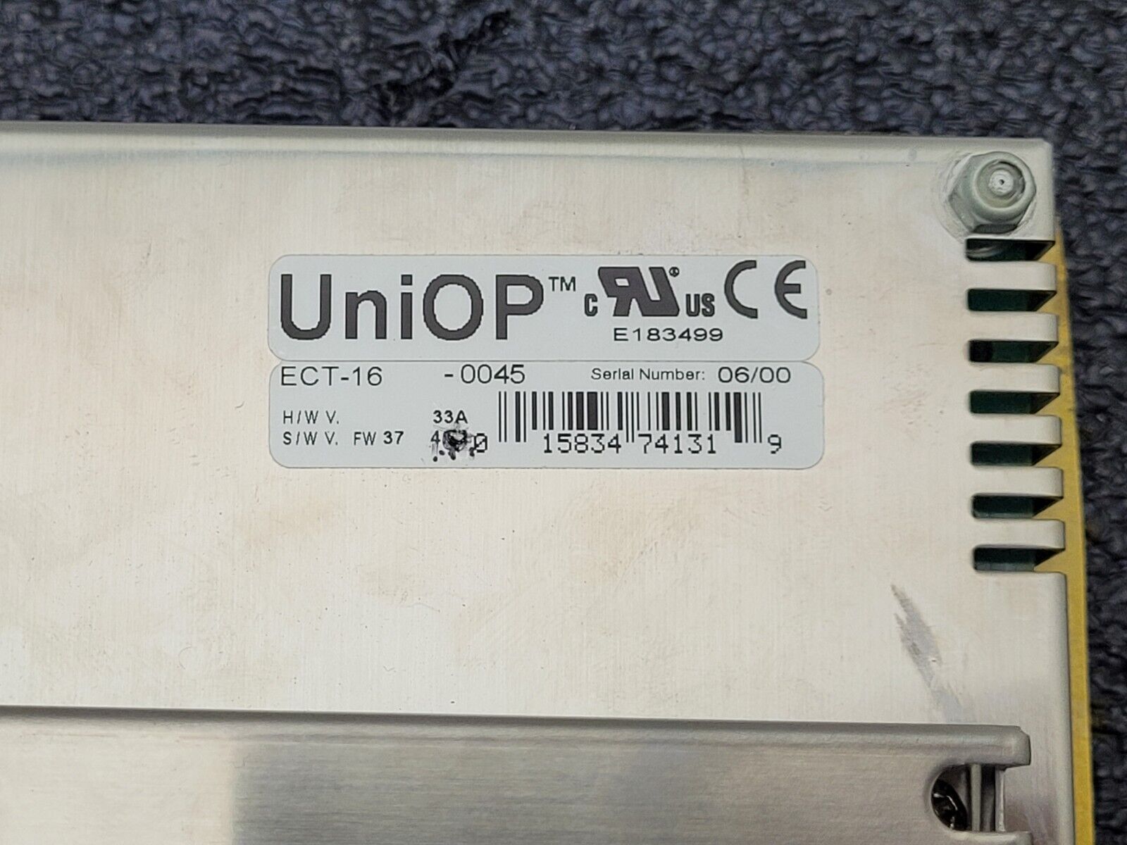 Lot of 3 UNIOP ECT-16-0045 Touch screen With Issues/Problems