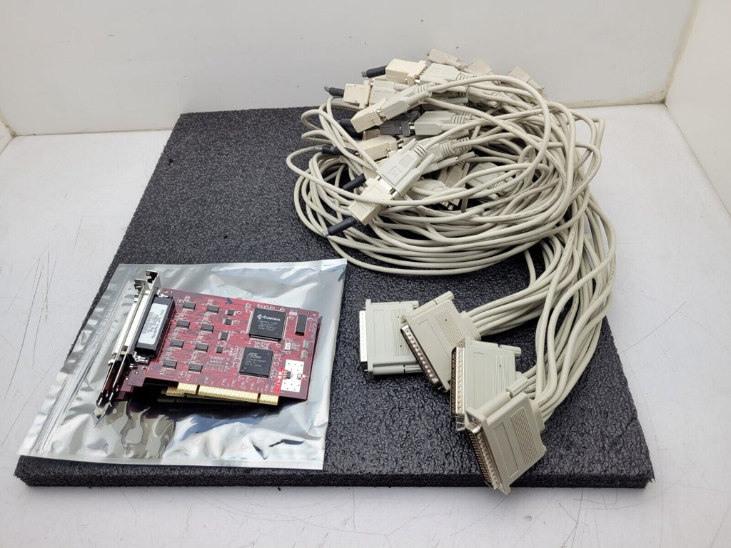 Lot of 4 Comtrol 5002265 Quad RocketPort PCI Multiport Serial Adapter w/Cables