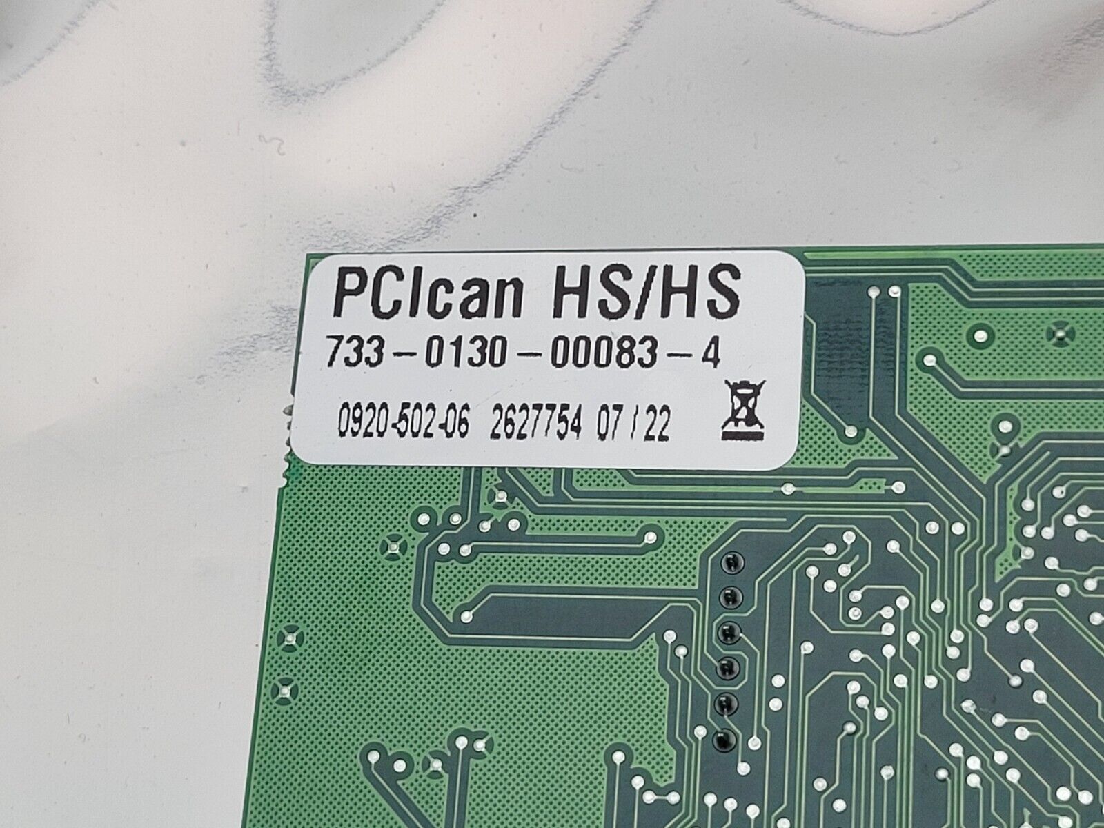 KVaser PCIcan HS/HS CARD 733-0130-00083-4 0920-502-6 PCI Matchmaker S5920Q