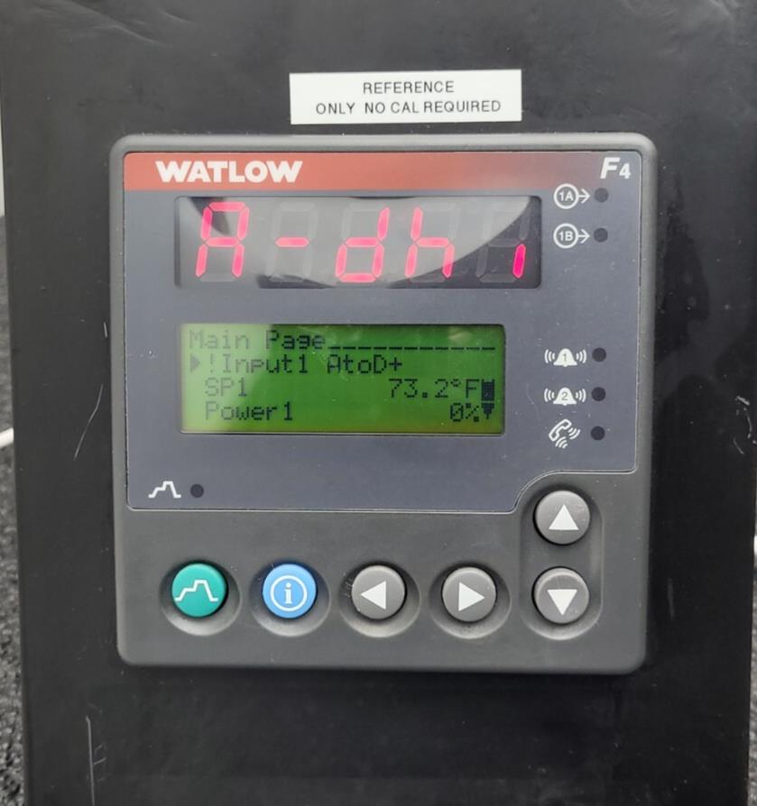 Watlow Temperature Single Channel Ramping Control F4SH-CCA6-11RG 100-240VAC In
