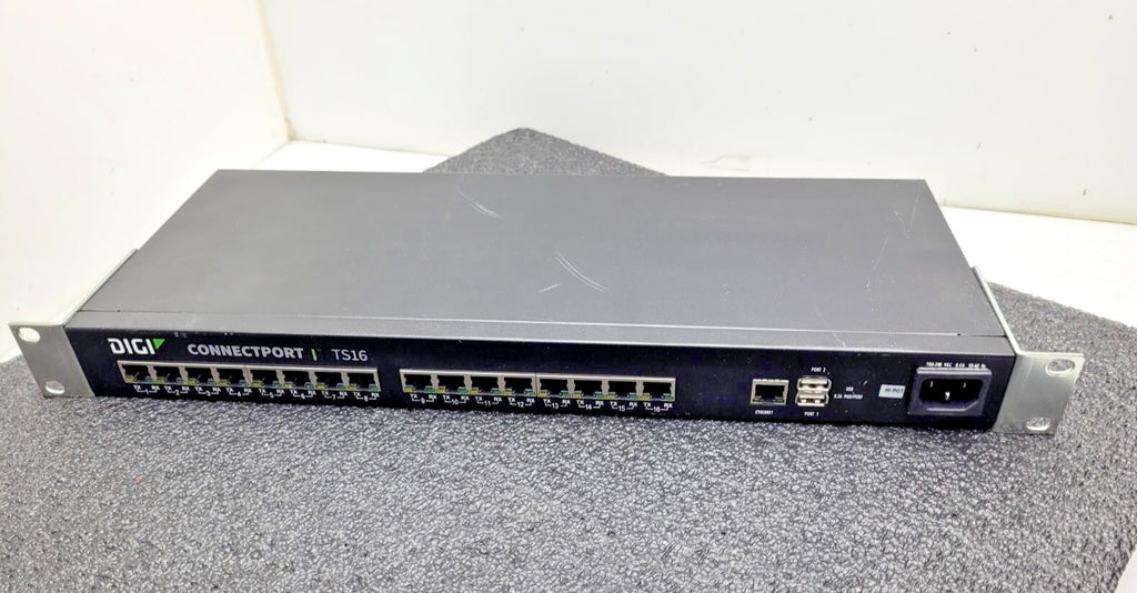 Digi ConnectPort TS 16 Terminal Server 50001551-01 w/ Brackets
