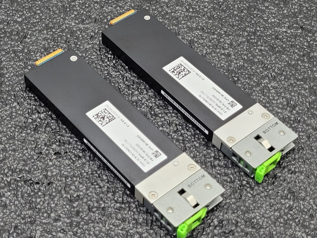 Lot of 2 Kioxia KXD6CRJJ1T92 Hard Drive 1.92TB SSD NVMe PCIe 4.0, NVMe 1.3c E1
