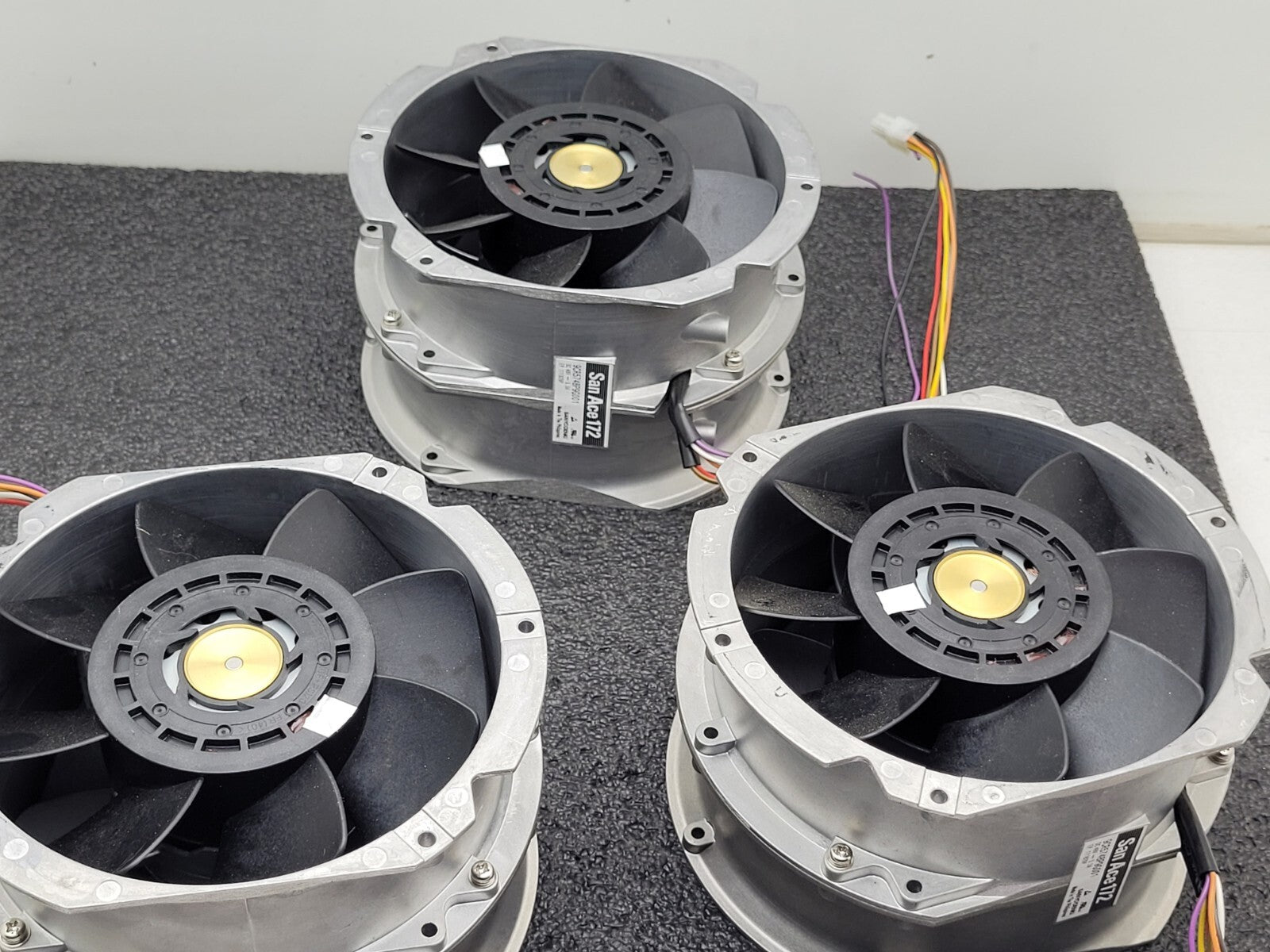 Lot of 3 Axial Dual Fan Sanyo Denki San Ace  172 9CR57489G001 Series 48 VDC 5.5A