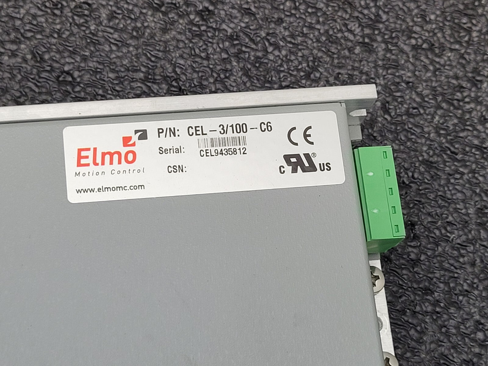 Elmo Motion Controls  CEL-3/100-C6 Servo Motor Drive