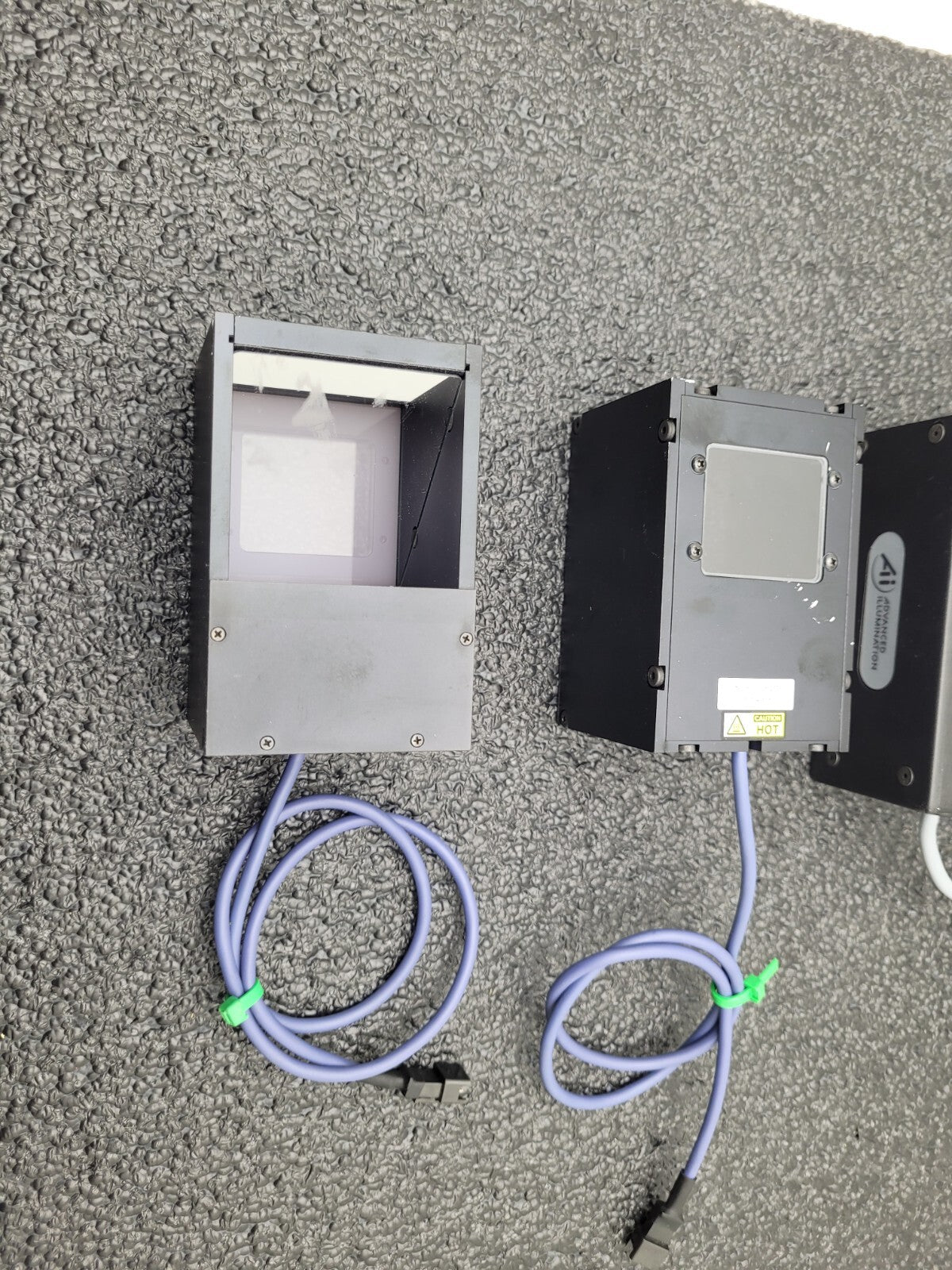 Lot of 3 CCS Advanced Illumination DL2449-WHI24 Diffuselite Coaxial Square Light