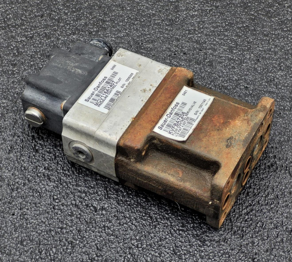 SAUER DANFOSS FLOW CONTROL SERVOVALVE KVFBA5206 MCV116A1407
