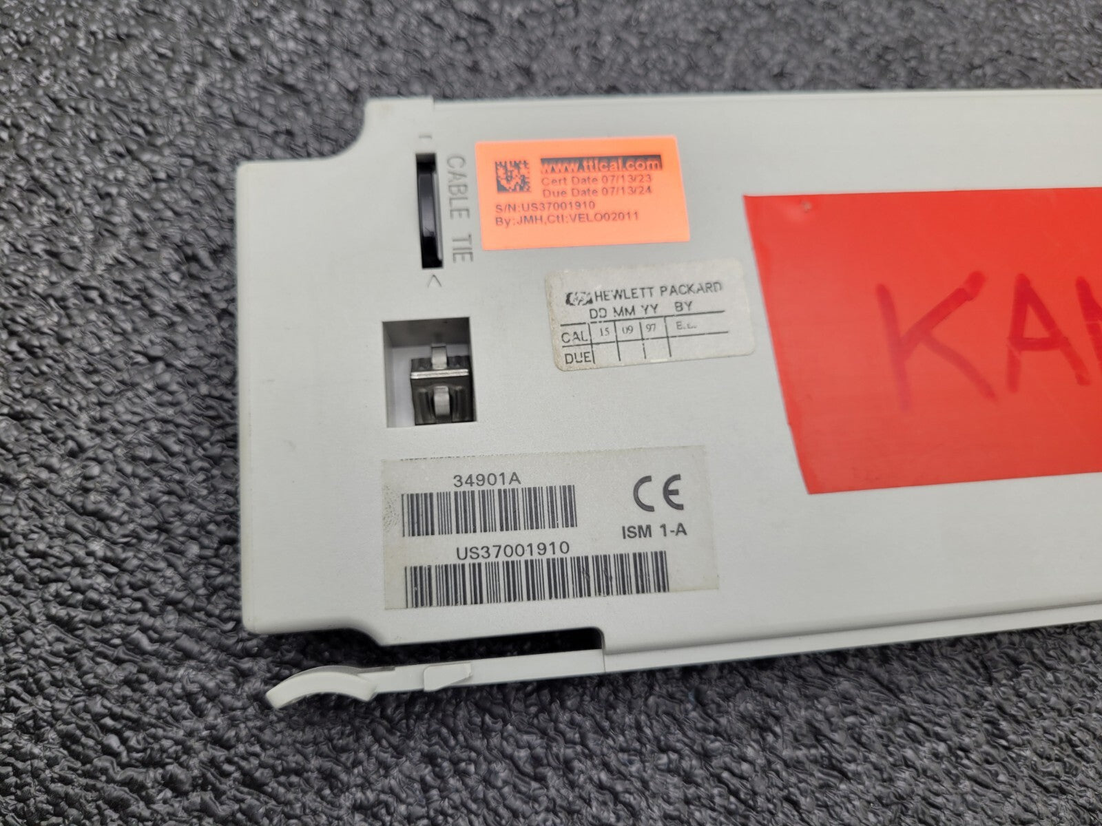 HP Agilent Keysight 34901A 20 Channel Multiplexer Module