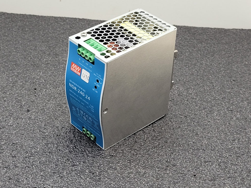 Mean Well NDR-240-24 Power Supply 1 Output 240W 24VDC 0-10A .