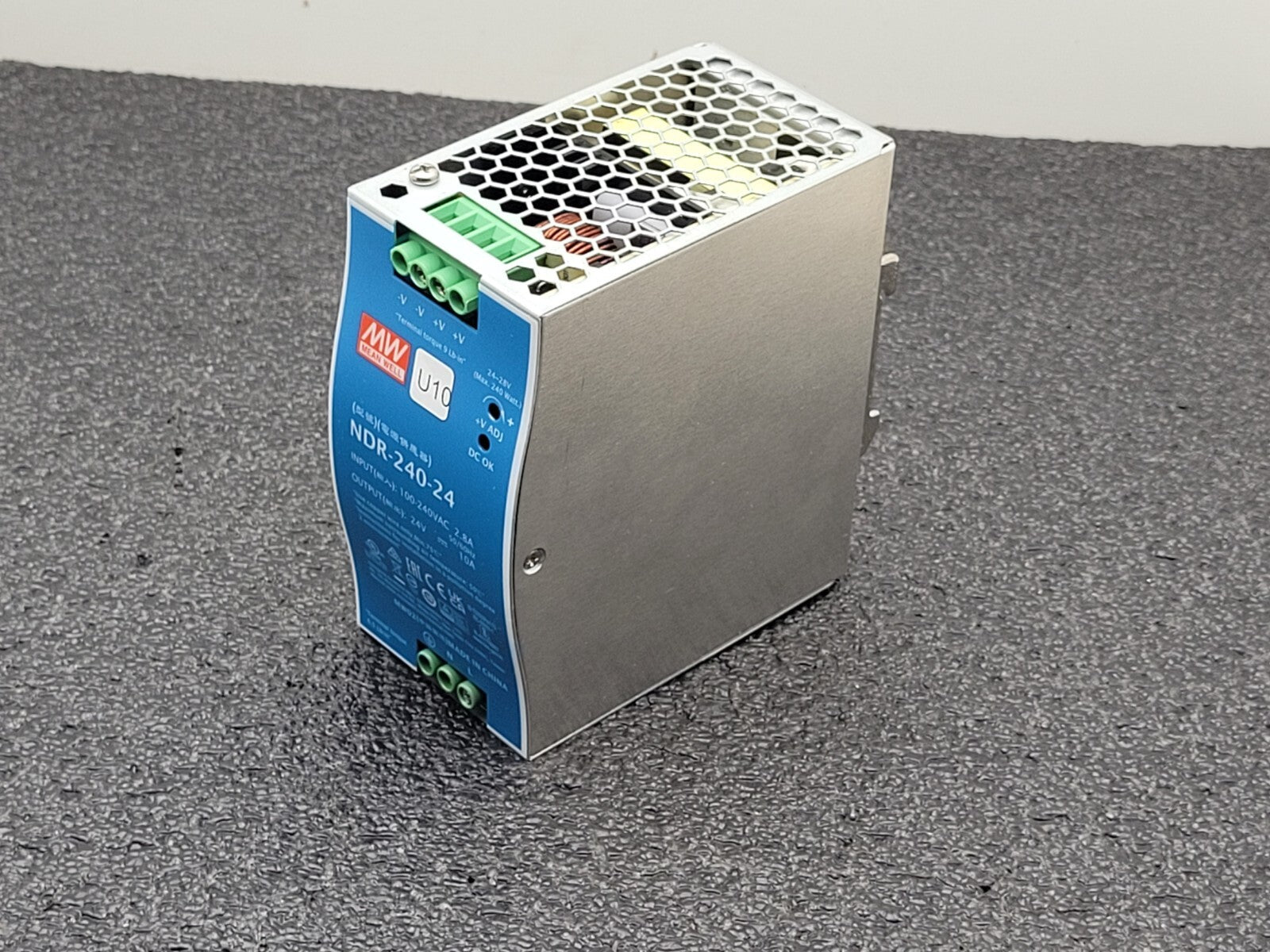 Mean Well NDR-240-24 Power Supply 1 Output 240W 24VDC 0-10A .