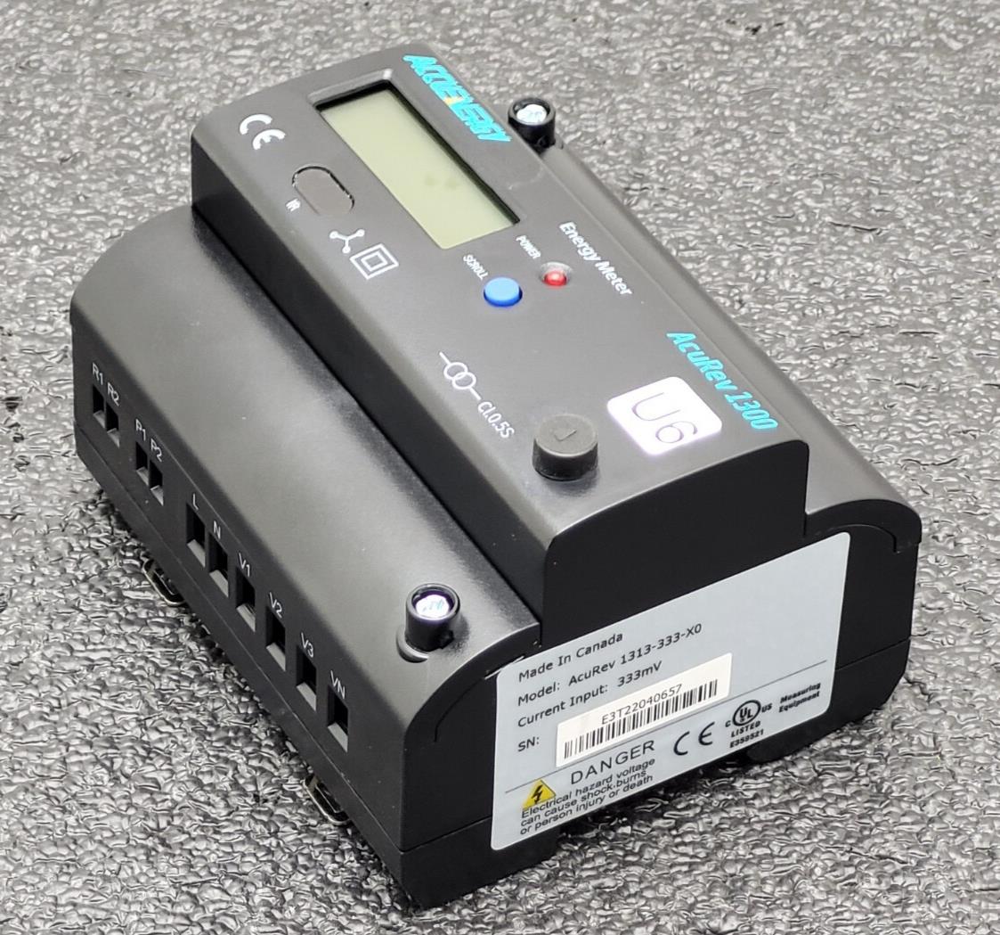 AccuEnergy AcuRev 1300 Energy Meter 1312-333-X0 333mV