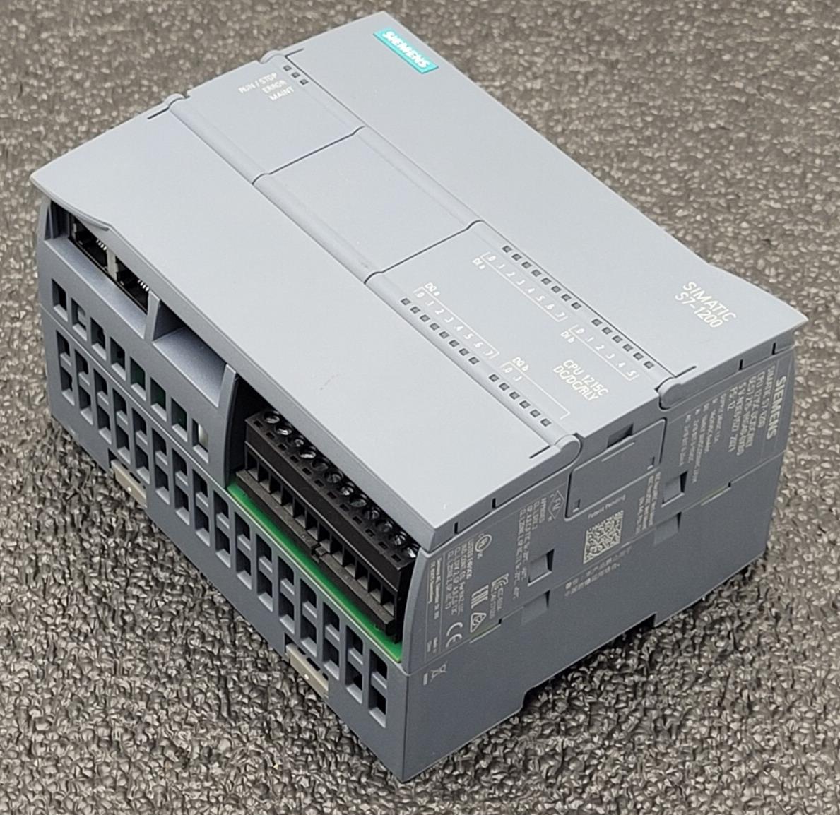 Siemens SIMATIC S7-1200 CPU 1215C DC/DC/RLY 6ES7 215-1HG40-0XB0