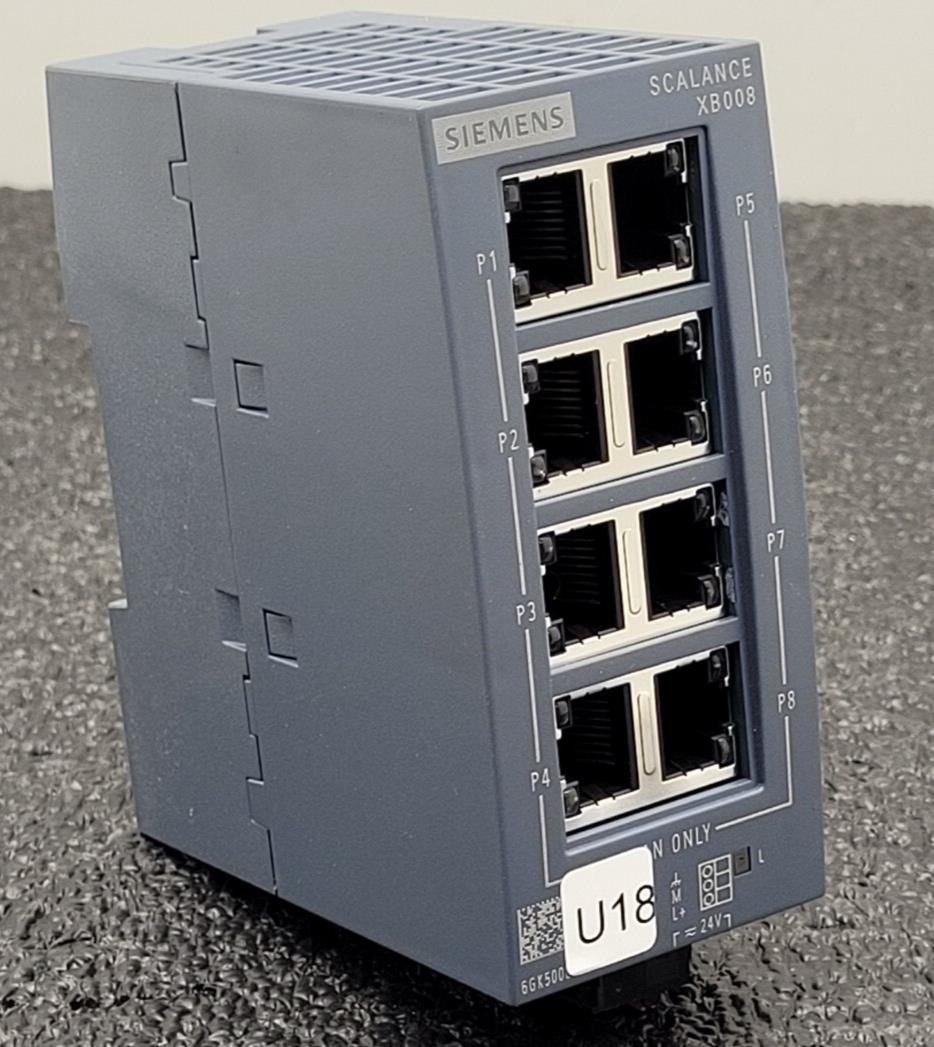 Siemens 6GK5008-0BA10-1AB2 SCALANCE XB008 Unmanaged Industrial Ethernet Switch