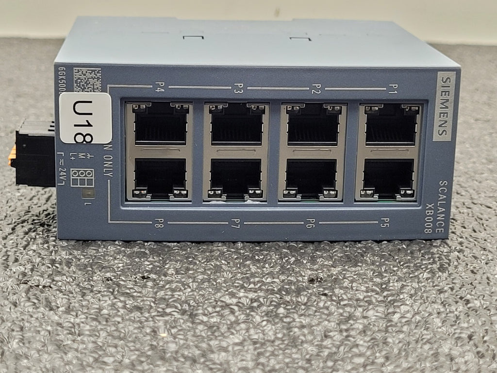 Siemens 6GK5008-0BA10-1AB2 SCALANCE XB008 Unmanaged Industrial Ethernet Switch