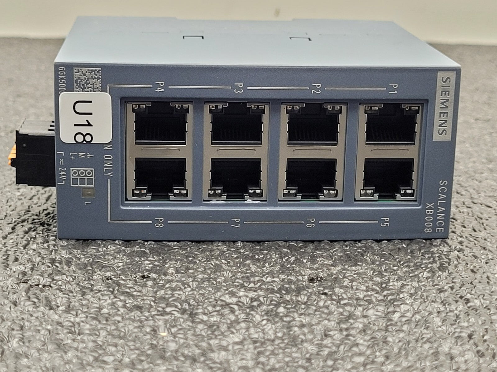 Siemens 6GK5008-0BA10-1AB2 SCALANCE XB008 Unmanaged Industrial Ethernet Switch