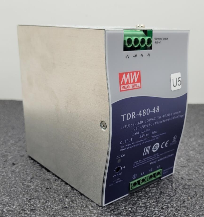 Mean Well TDR-480-48 AC/DC DIN Rail Supply 48V 480W