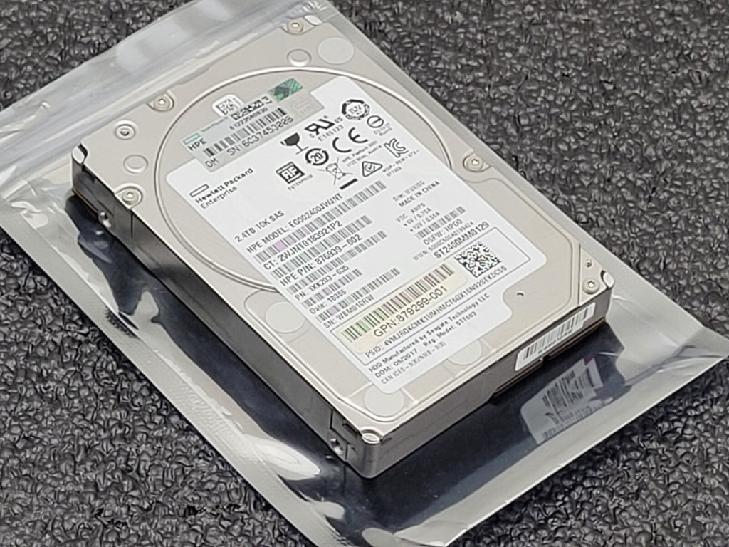 HPE 2.4TB 10K 12G SFF 2.5" SAS SC HDD 876939-002 EG002400JWJNT