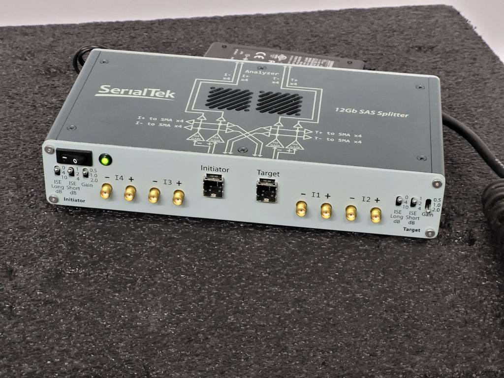 SerialTek 12GB SAS Splitter S-M12SA-SMA Working Pull Includes power supply