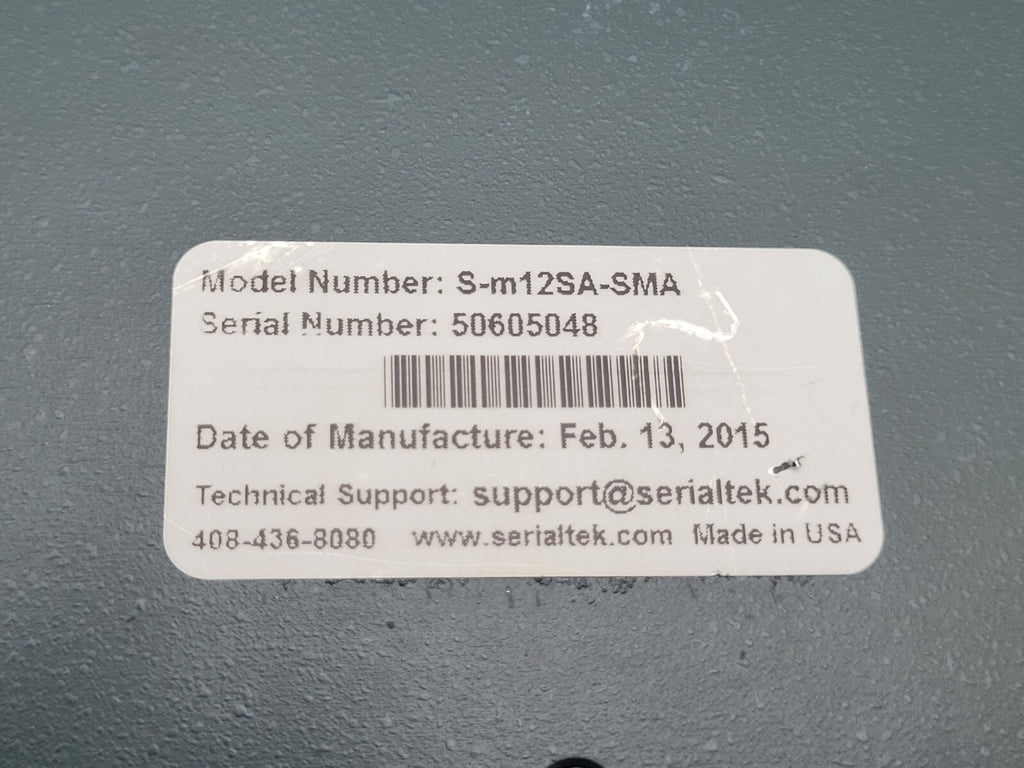 SerialTek 12GB SAS Splitter S-M12SA-SMA Working Pull Includes power supply