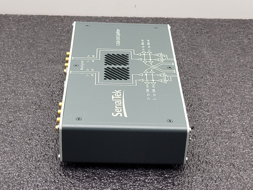 SerialTek 12GB SAS Splitter S-M12SA-SMA Working Pull Includes power supply