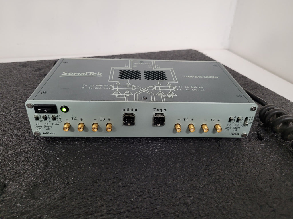 SerialTek 12GB SAS Splitter S-M12SA-SMA Working Pull Includes power supply