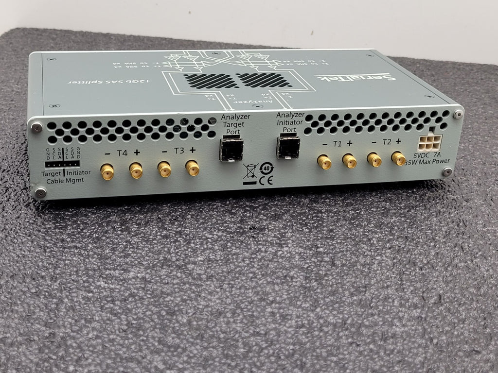 SerialTek 12GB SAS Splitter S-M12SA-SMA Working Pull Includes power supply