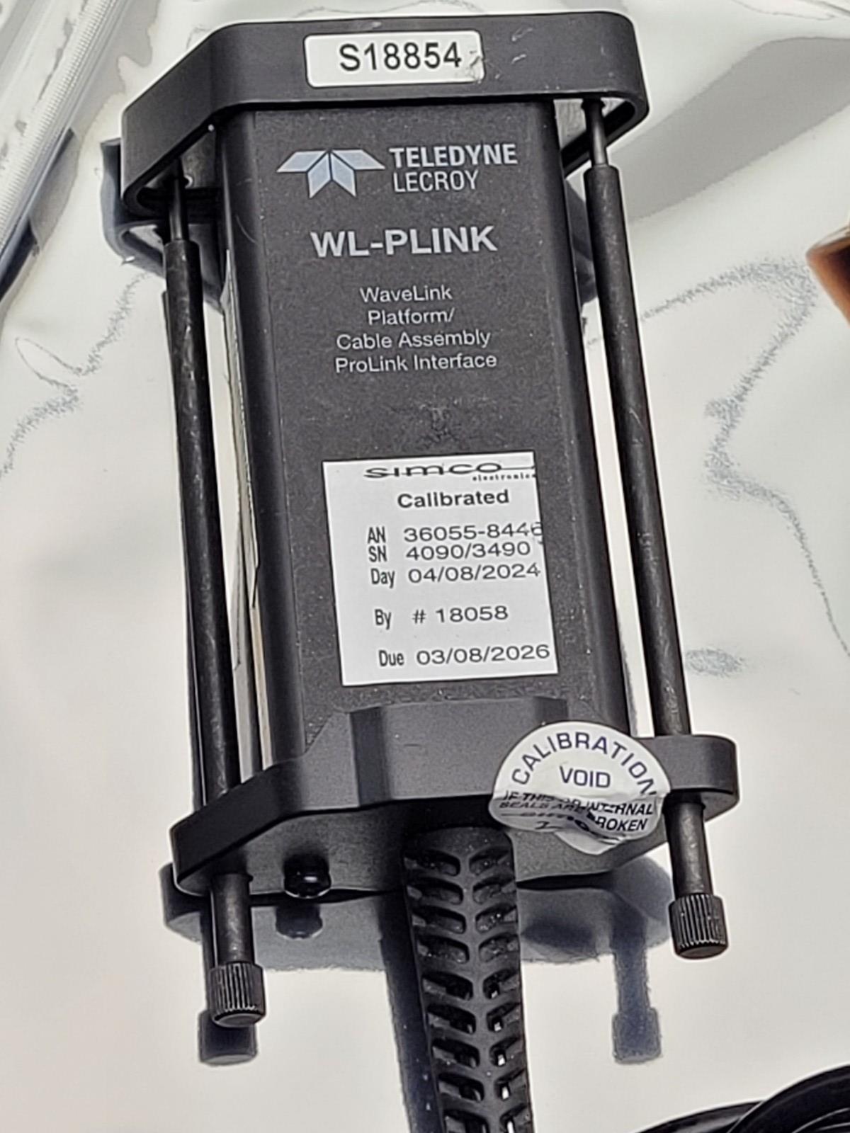 Teledyne Lecroy WL-PLINK Differential Probe WaveLink ProLink In Calibration 2026