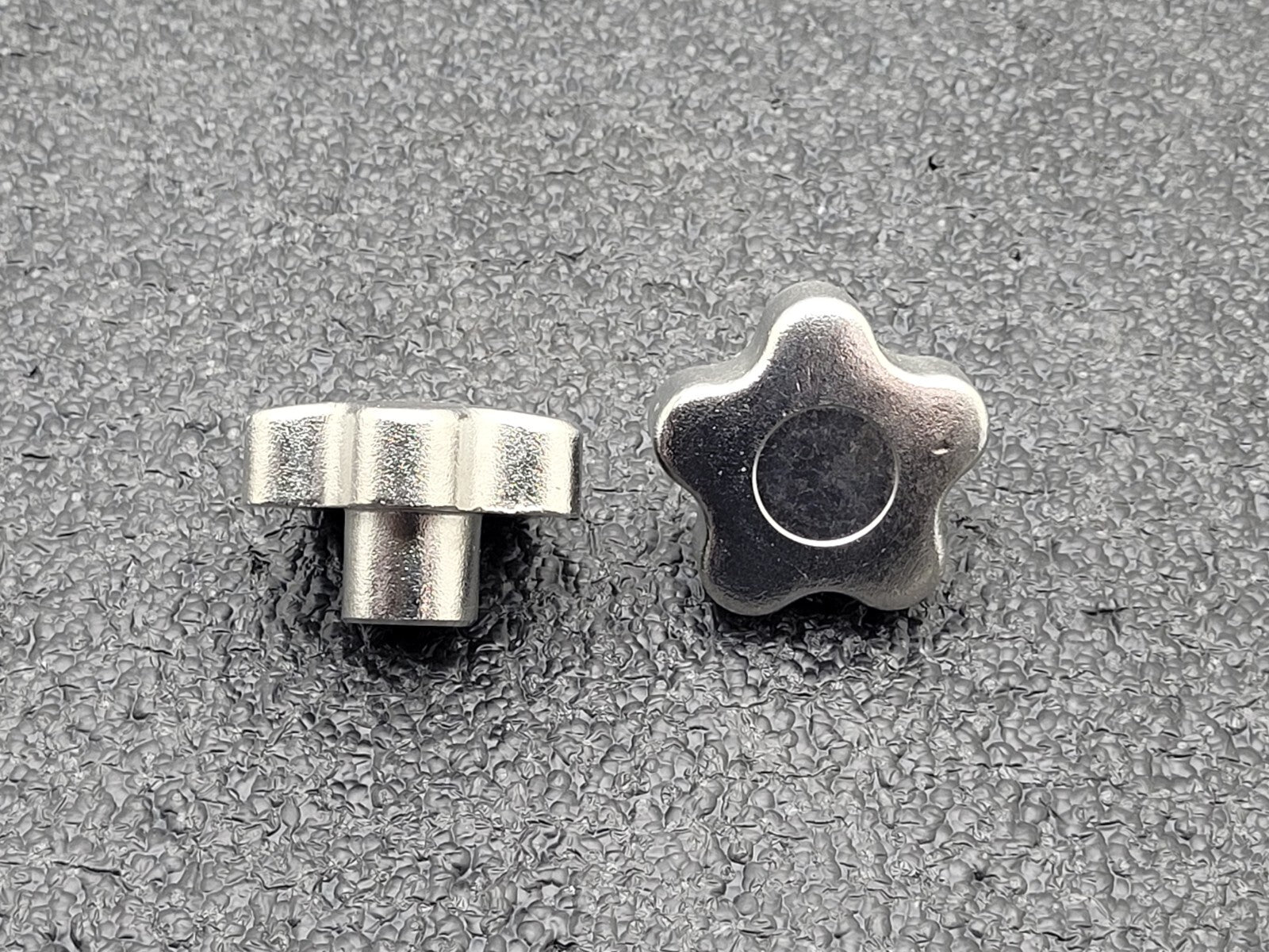 Lot of  22x Stainless Steel 316 SS Five Point Star Hand Knob 50mm/M8 592595