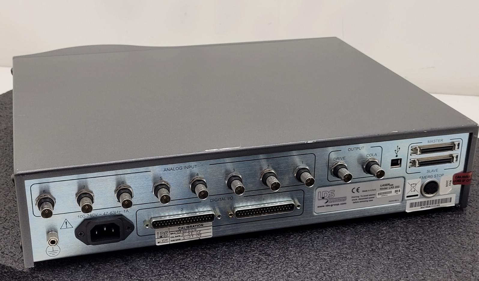 LDS Dactron LASER USB Vibration Shaker Control System LAS-200 Bruel & Kjaer