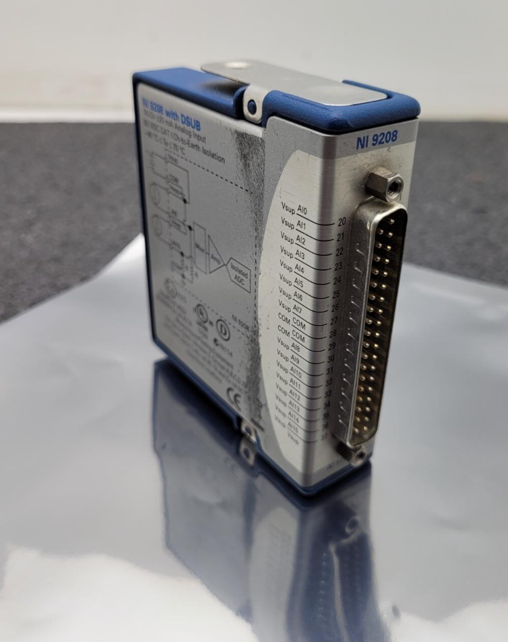 National Instrument NI-9208 16 Channel Analog input Module Passes Self Test