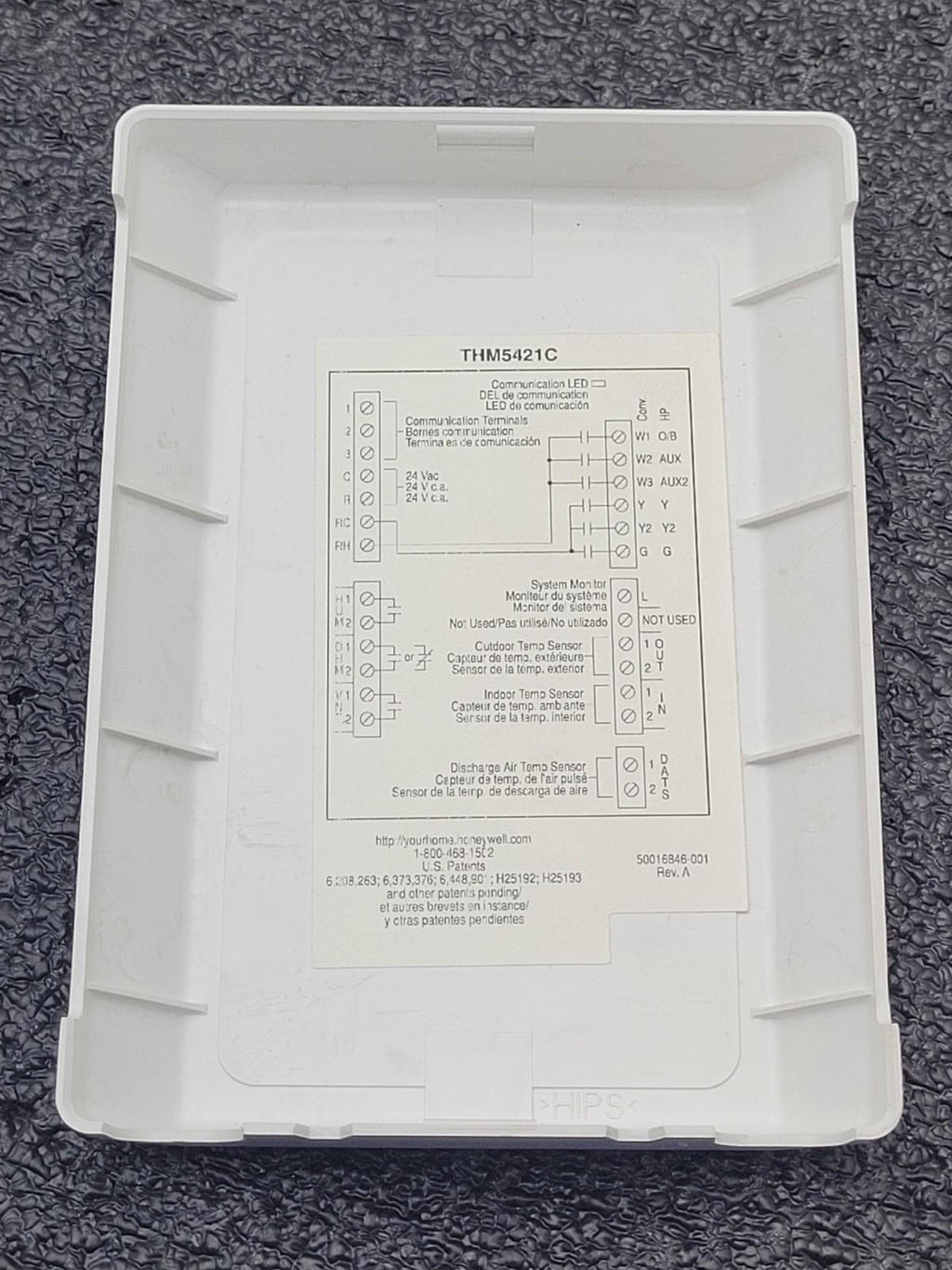 Honeywell VisionPro IAQ THM5421C1004 7-Day Touchscreen Thermostat + THM5421C